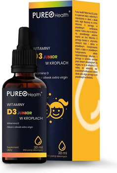 Дієтична добавка Pureo Health Вітамін D3 4000 у краплях 30 мл (5907637934430)