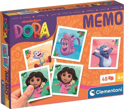 Gra planszowa Clementoni Memo Dora 48 elementów (edycja angielska) (8005125182077)