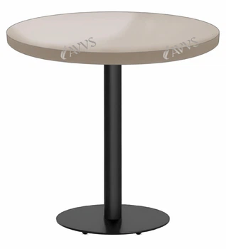 Стол кухонный круглый RoMax Round 70 см Loft Кашемир/Черный