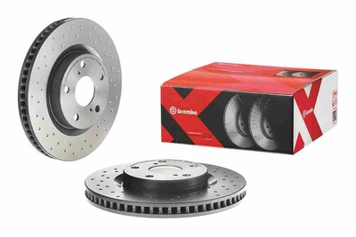 Диск гальмівний вентильований Toyota Rav4, Mark X Zio, Harrier 05-25р Brembo 09.A417.1X