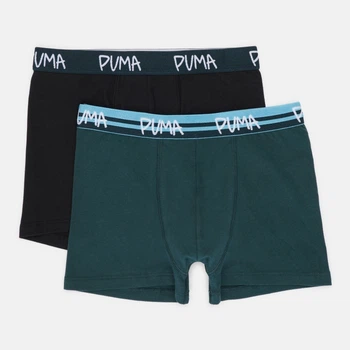 Набір дитячих трусів-боксерів 2 шт для хлопчика Puma 94712502 122-128 см green/black (8720245967624)