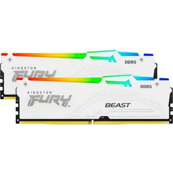 Оперативная память Kingston FURY 32 GB (2x16GB) DDR5 6000 MHz Beast RGB EXPO White (KF560C36BWE2AK2-32)