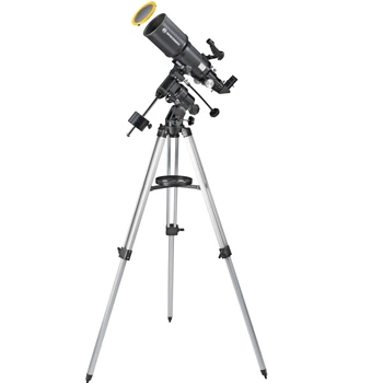 Телескоп Bresser Polaris-I 102/460 EQ3 з сонячним фільтром і адаптером для смартфона