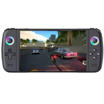 Портативна ігрова 3D консоль SJGAM з HD IPS екраном 7" M27 Game Player 20000 Ігор 64Гб DDR4 3000 мА·год Cortex-A7 1,3 ГГц Mali-400MP2 PSP PS1 Для дітей та дорослих Ретро Dendy олдскульні ігри GTA Fifa NFS Black