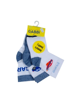 Детские летние носки для мальчика Gabbi NSM-993 р. 8-10 (90993) в уп.6 шт