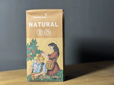 Кофе молотый Hacendado Natural, 250г (Испания)