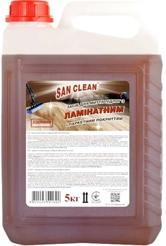Засіб для миття підлоги "San Clean" (паркет, ламінат) 5л