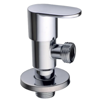 Кран для подключения сантехприборов Champion VAL-08 1/2x1/2 из нержавеющей стали chrome CH6198