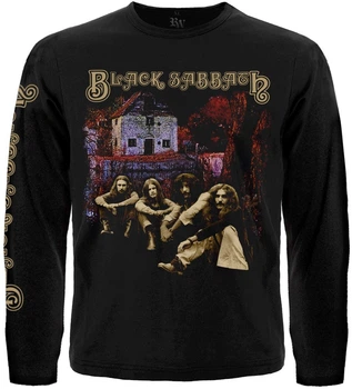 Футболка з довгим рукавом Rockway Black Sabbath "Black Sabbath" (1970) Чорний, Розмір S