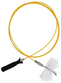Drut do czyszczenia kominów Vorel 72955 średnica 6 mm 3 m ze szczotką średnica 150 mm 80 mm gwint M12 (5906083051975)