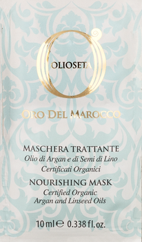 Маска питательная Barex OLIOSETA Oro del MAROCCO с маслом арганы и маслом семян льна 10 мл 94381