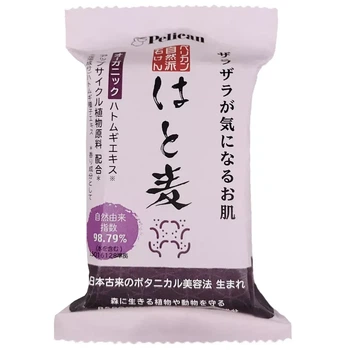 PELICAN Natural Hatomugi натуральное мыло на основе экстракта коикса, 100 гр