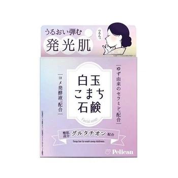 PELICAN Shiratama Komachi мило для обличчя з глутатіоном, 80 гр
