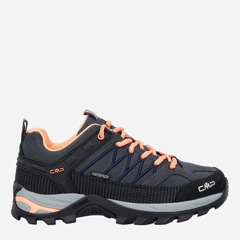 Женские кроссовки для треккинга с мембраной CMP Rigel Low Trekking Shoes Wp 3Q13246-65UP 36 (4US) 23.3 см Antracite-Sunrise (8058949216022)