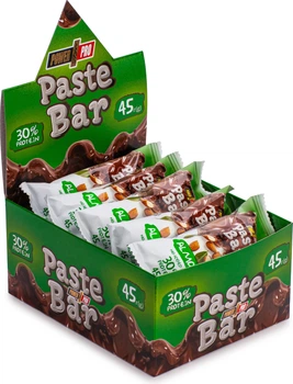 Упаковка протеїнових батончиків Power Pro Paste Bar 30% 45 г х 12 шт Мигдаль (4820214005457)