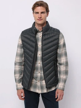 Теплий жилет чоловічий Colin's CL1071238LKH S Light Khaki (8684112322353)