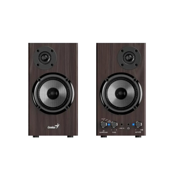 Акустическая система с деревянным корпусом Genius SP-HF520BT, 20 Вт, 40-20000 Гц, Dark Brown (31730054401)