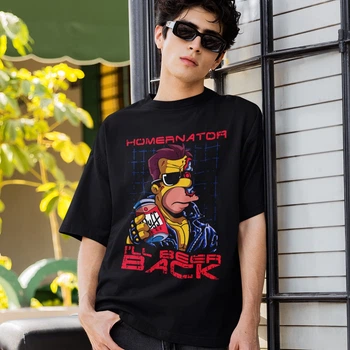 Футболка унісекс The Simpsons (Homernator) 4XL чорний