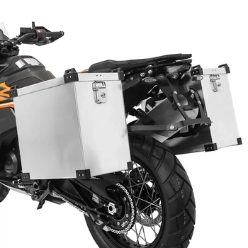 Комплект алюмінієвих кофрів для KTM 390/790 Duke, 990 Adventure/R/S Bagtecs Namib 35-40л з монтажним комплектом для багажника
