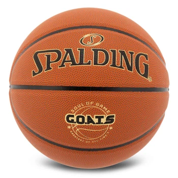 Мяч баскетбольный резиновый Spalding GOATS 77788Y размер 7 для зала и улицы (Indoor/Outdoor)