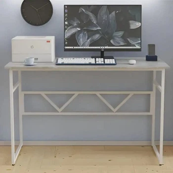 Стіл письмовий Раян Ferrum-decor 750x1000x600 Білий метал ДСП Бетон 16 мм (FRD-106472)