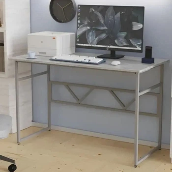 Стіл письмовий Раян Ferrum-decor 750x1400x600 Сірий метал ДСП Бетон 16 мм (FRD-106485)