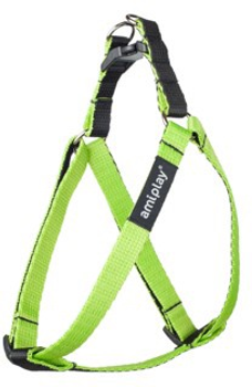 Регульовані шлейки Amiplay Twist Step-in L Зелені (5907563243101)