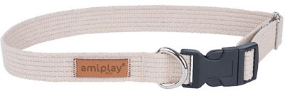 Регульований нашийник Amiplay Cotton XL Бежевий (5907563223240)