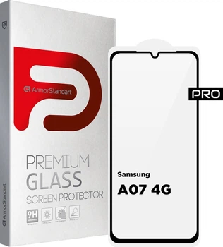 Захисне скло ArmorStandart Pro для Samsung Galaxy A07 4G Black (ARM86511)