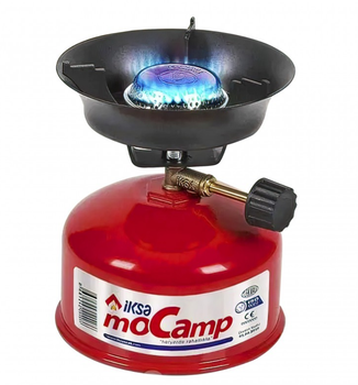 Туристическая плита MoCamp портативная газовая горелка, для кемпинга, красный
