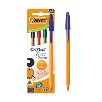 Комплект ручек BIC Orange ассорти 4шт в упаковке (bc516337)