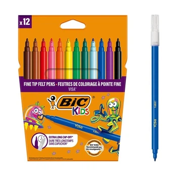 Фломастеры BIC Kids Visa 880 12 цветов (bc525443)