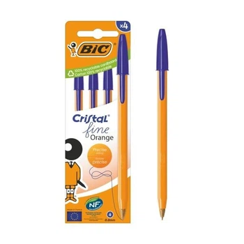 Комплект ручек BIC Orange синие 4шт в упаковке (bc516336)