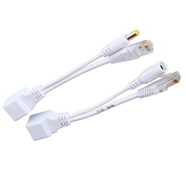 POE сплиттер пассивный (пара) Voltronic 30Вт 802.3at, 100Mbps, 12V, White