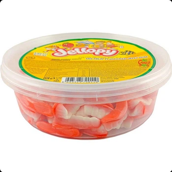 Жевательный мармелад «Зубы» Jellopy 600г (банка)