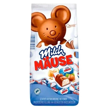 Шоколадные конфеты Milch Mause с молочным кремом и фундуком Choceur 210г