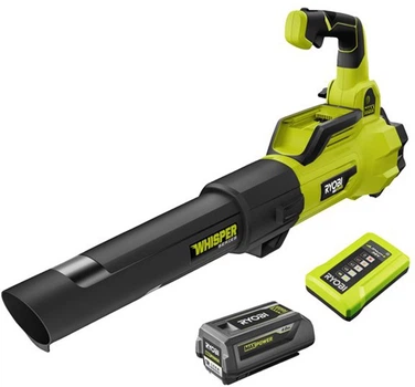 Повітродув садовий акумуляторний RYOBI Max Power RY36BLXA-140P 36В акб 1х4 А·год ЗП 176 км/год 3.5 кг (5133005418)