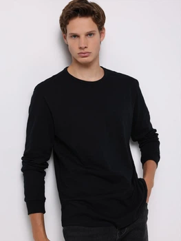 Лонгслив мужской Colin's CL1076432BLK S Black (8684112845210)