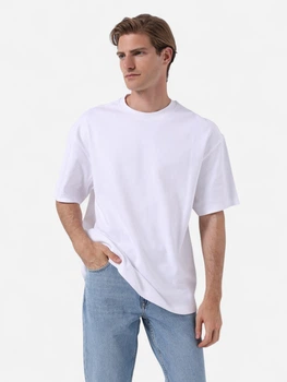 Футболка бавовняна довга чоловіча Colin's CL1076602WHT L White (8684112847030)