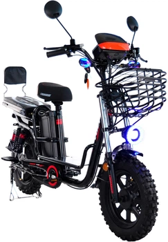 Електровелосипед Crossride VOLT 16" CTB AL 1000W Чорний (4074E)