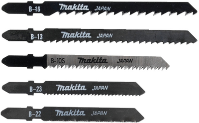 Набір полотен для електролобзика Makita B-10S, B-13, B-16, B-22, B-23 5 шт (0088381151740)