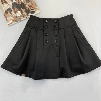 Юбка школьная SUZIE Берта шерсть 30% черный ЮБ-36 134 см