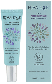 Крем для обличчя Rosalique против покраснений SPF50 30 мл (5060130034639) (955555912089156) - Уцінка