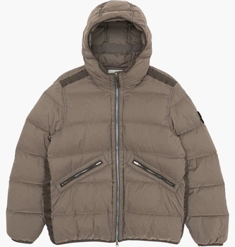 Пуховик Stone Island Seamless Tunnel Nylon Down-Tc Hooded Jacket Brown 811543128-V0075 M