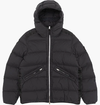 Пуховик Stone Island Seamless Tunnel Nylon Down-Tc Hooded Jacket Black 811543128-V0029 XXL