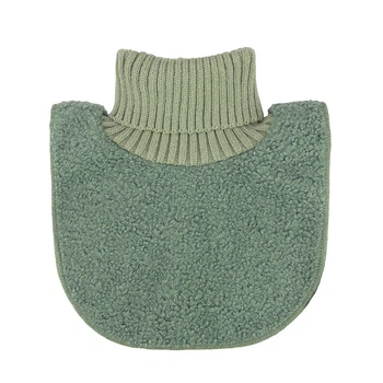 Тепла манішка "Тедді" one size 03224 Світлий хакі Talvi