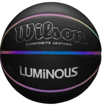 М'яч баскетбольний Wilson LUMINOUS BSKT IRIDESCENT Чорний 7 (WTB2027XB07)