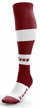 Футбольні гетри Zeus, зносостійкі, 40-46, бордовий-білий-бежевий