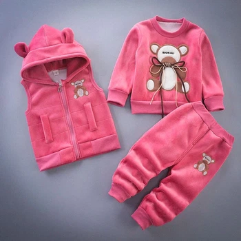 Дитячий костюм "Bear&Rabbit Whiskers Plus" Bear Рожевий 92–98 см