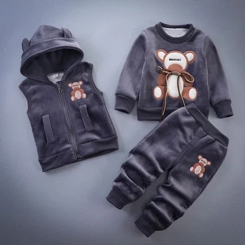 Дитячий костюм "Bear&Rabbit Whiskers Plus" Bear Сірий 81–86 см